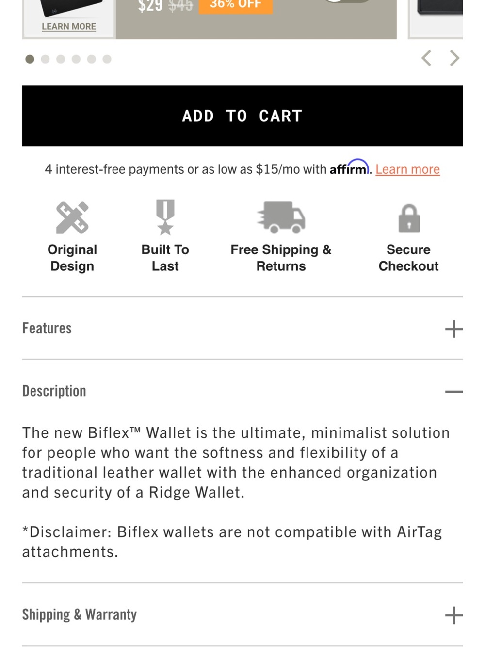 Ridge wallet-NEW - Picture 5 of 6